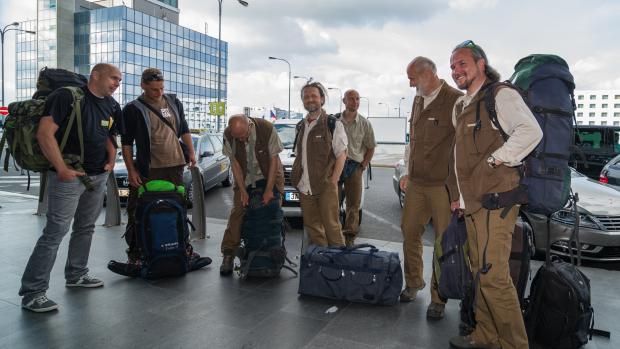 Our team before the departure to Tbilisi. Foto: Petr Hamerník, Prague Zoo