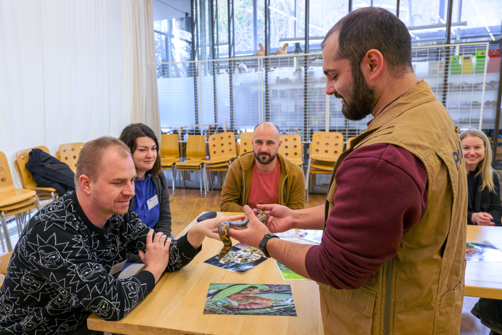 Zážitkový program Zbavte se fóbií, foto: Petr Hamerník, Zoo Praha